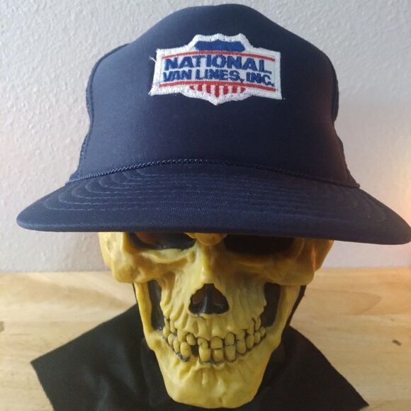 Deadstock Vintage National Van Lines Rope Snap Back Trucker Hat - Picture 1 of 8